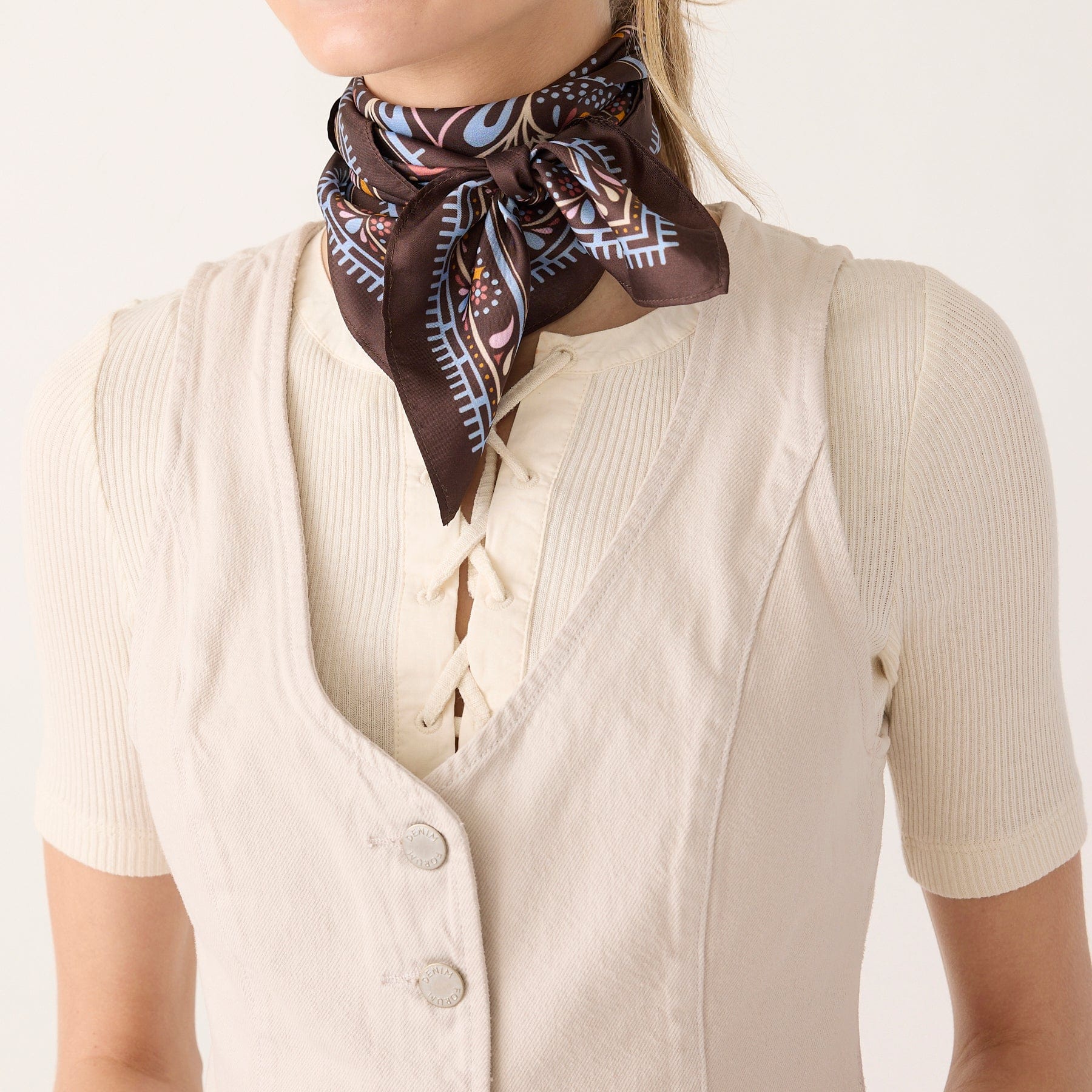 Square Silk Scarf - Image 2