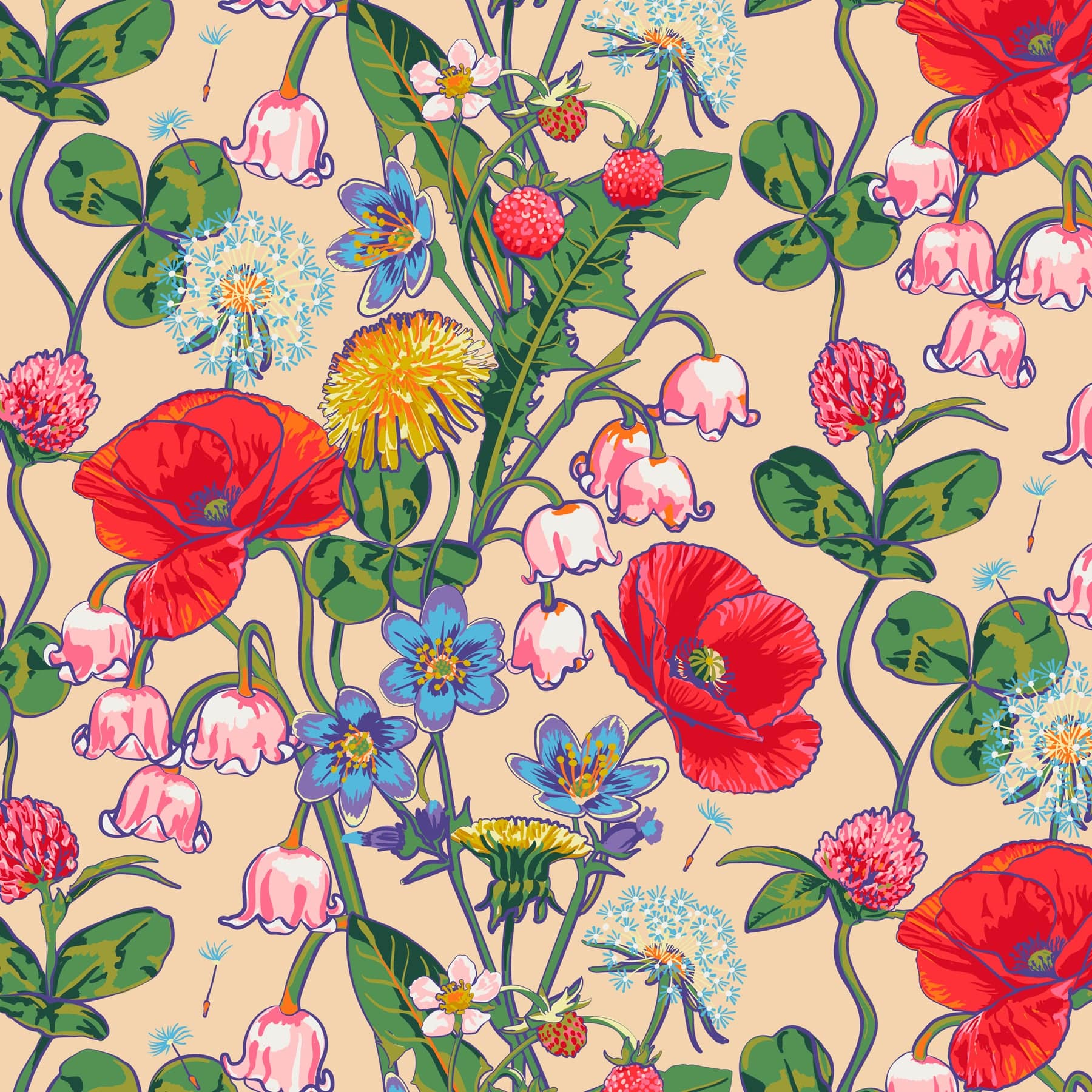 Square Silk Scarf - Image 3
