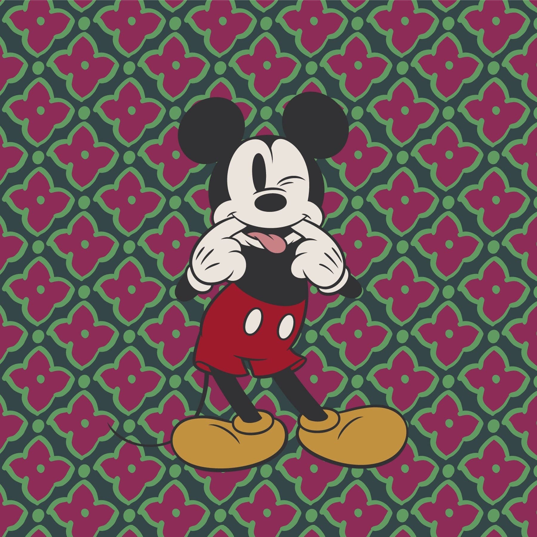 Disney Silly Mickey Mouse Bag Charm - Image 3