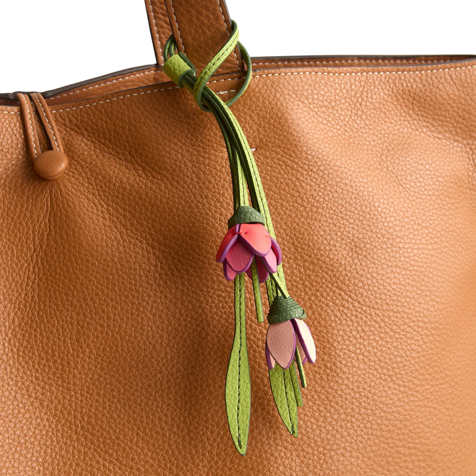Pink Tulips Bag Charm - Image 2
