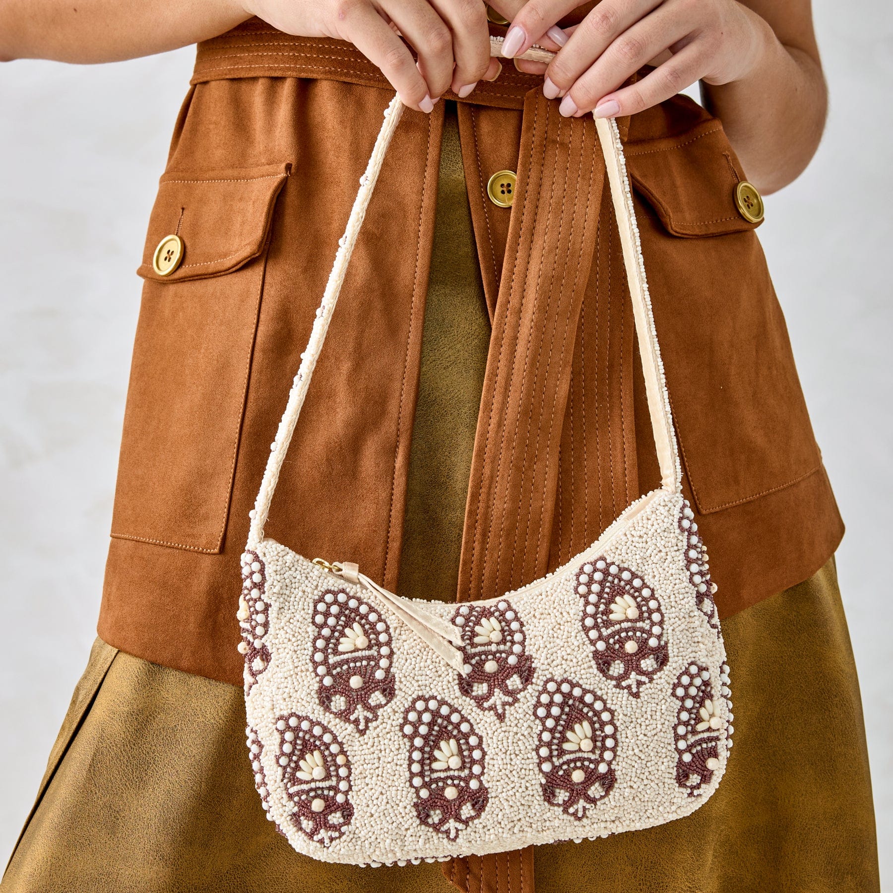 Mini Roxbury Crescent Shoulder Bag - Image 3