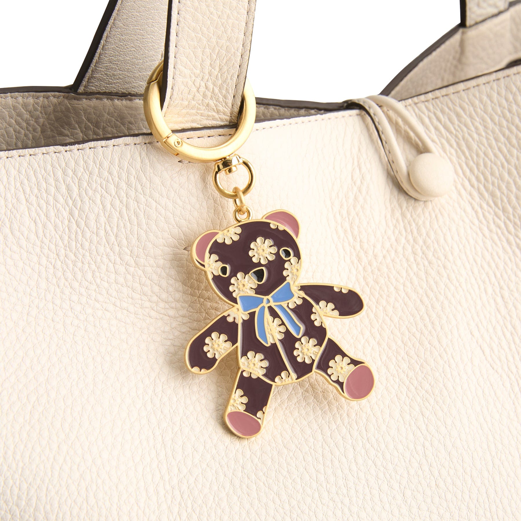 Enamel Bear Bag Charm - Image 2