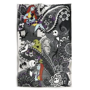 Disney Tim Burton's The Nightmare Before Christmas Plush Throw Blanket